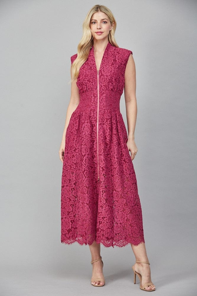 Fate Dress Ariah Front Zip Lace Dress