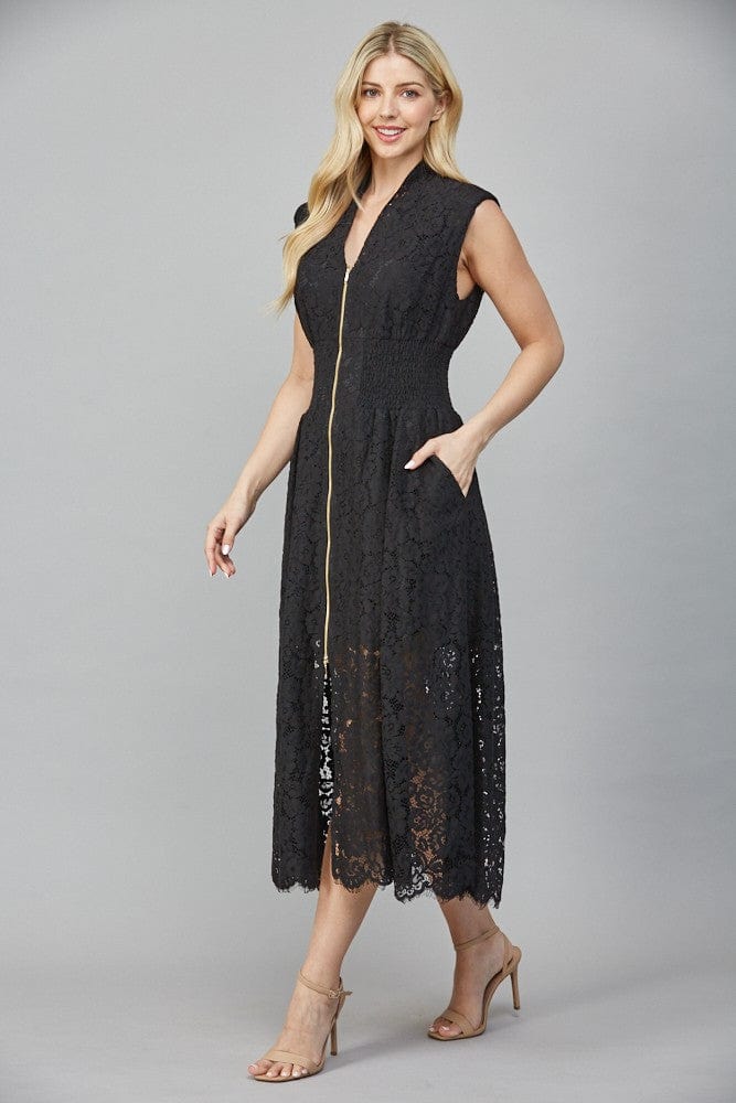 Fate Dress Ariah Front Zip Lace Dress
