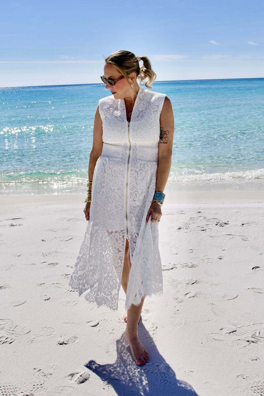 Fate Dress Ariah Front Zip Lace Dress