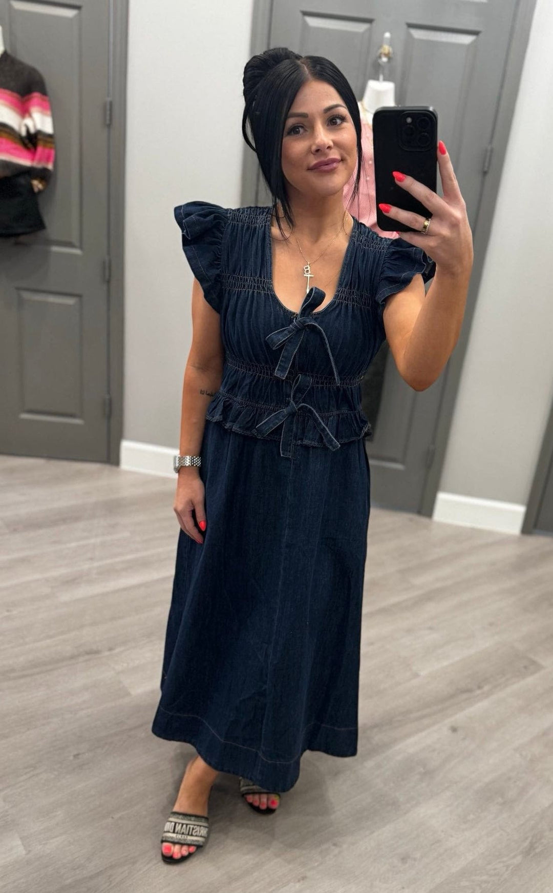 Fate Dress Dark Denim / S Vera Denim Dress