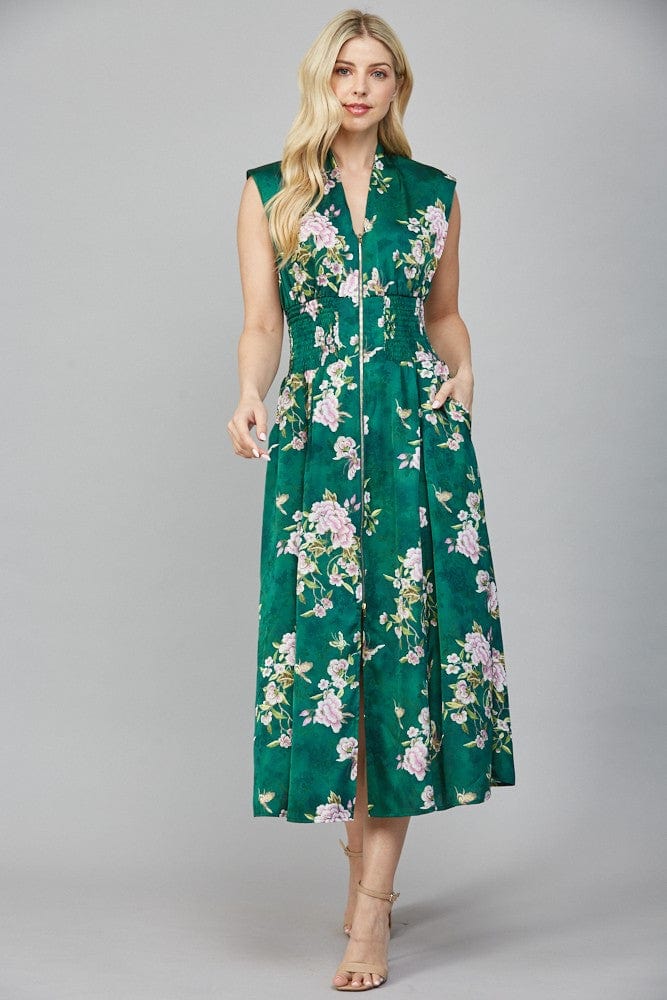 Fate Dress Hunter Green / S Blair Vintage Floral Dress