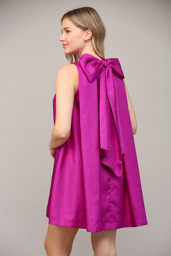 Fate Dress Magenta / S Laila Satin Dress