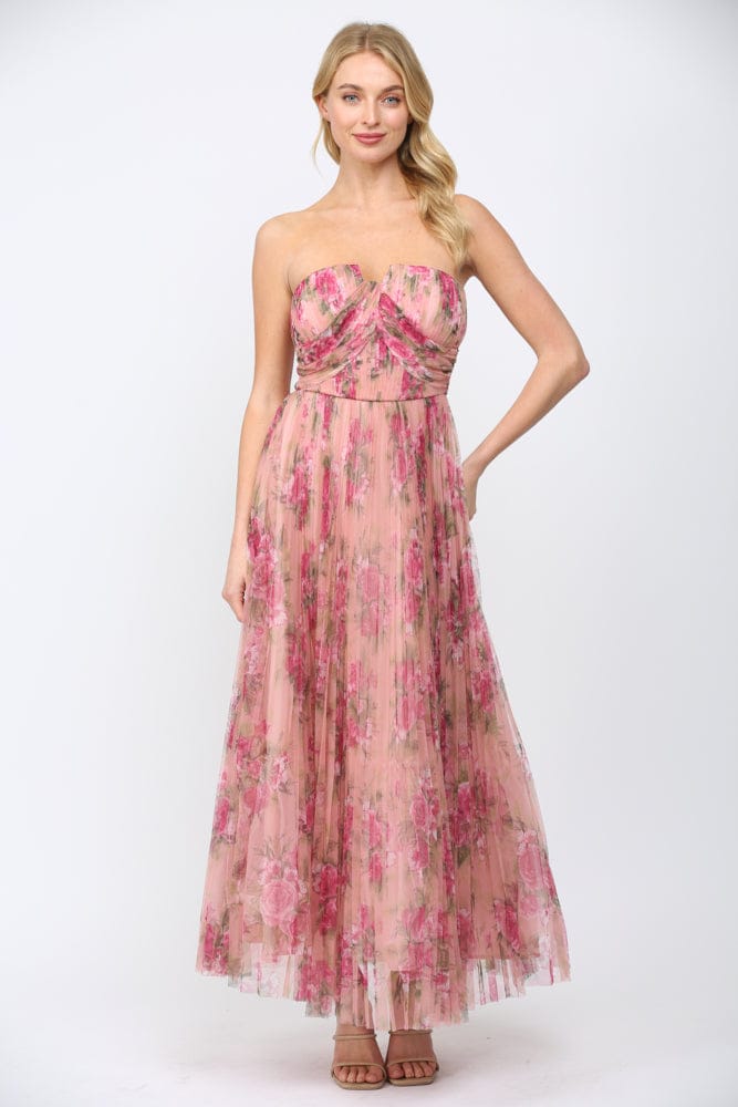 Fate Dress Myla Floral Mesh Dress