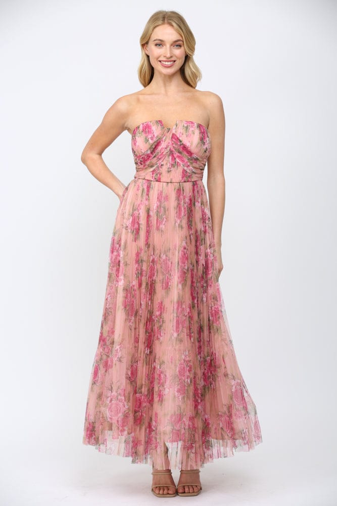 Fate Dress Myla Floral Mesh Dress