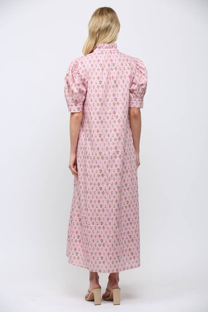 Fate Dress Piper Floral Button Down Dress