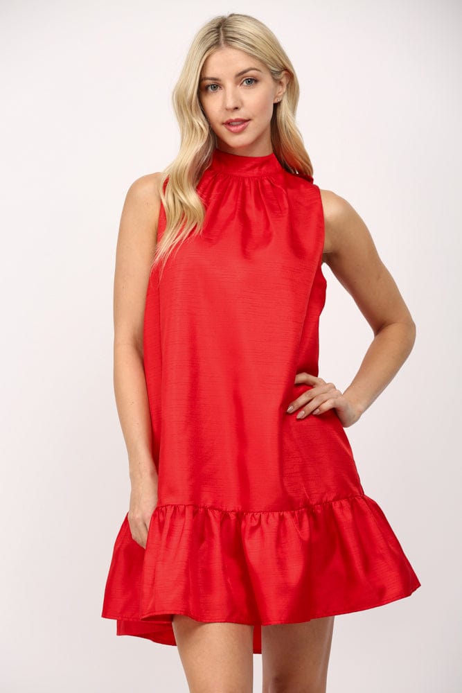 Fate Dress Red / S Faith Ruffle A-Line Dress