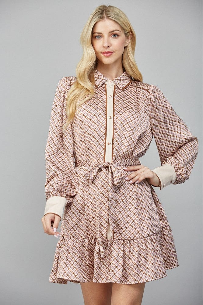 Fate Dress Taylor Geo Print Shirt Dress