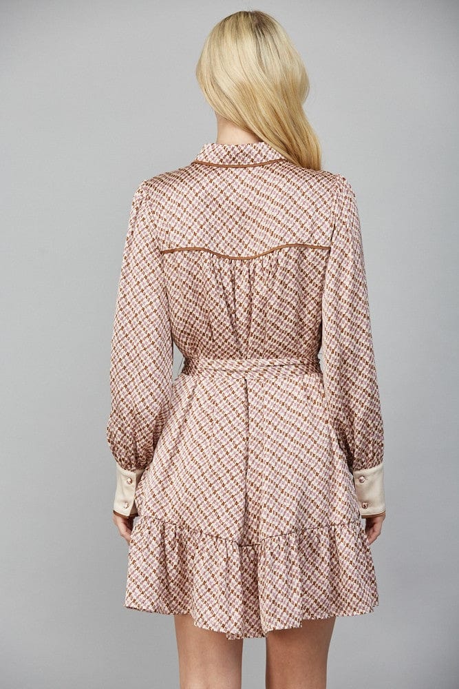 Fate Dress Taylor Geo Print Shirt Dress