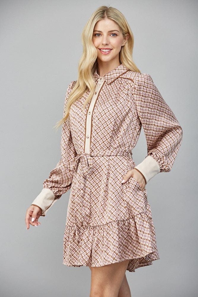 Fate Dress Taylor Geo Print Shirt Dress