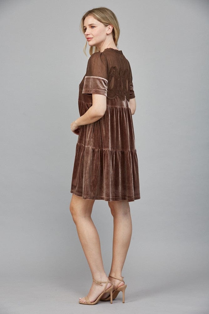 Fate Dress Victoria Lace Contrast Dress