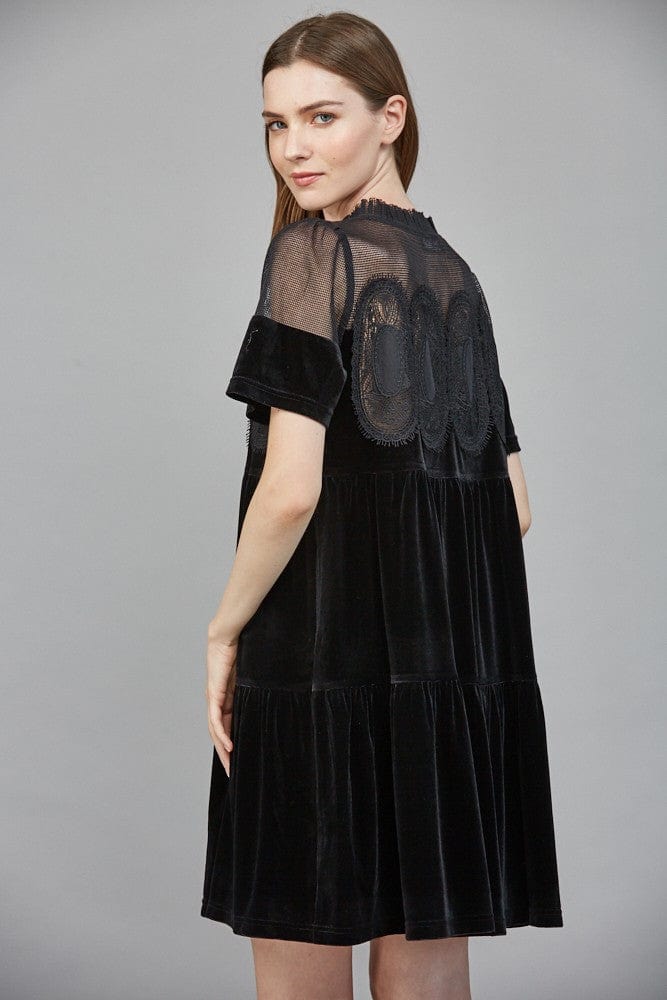 Fate Dress Victoria Lace Contrast Dress
