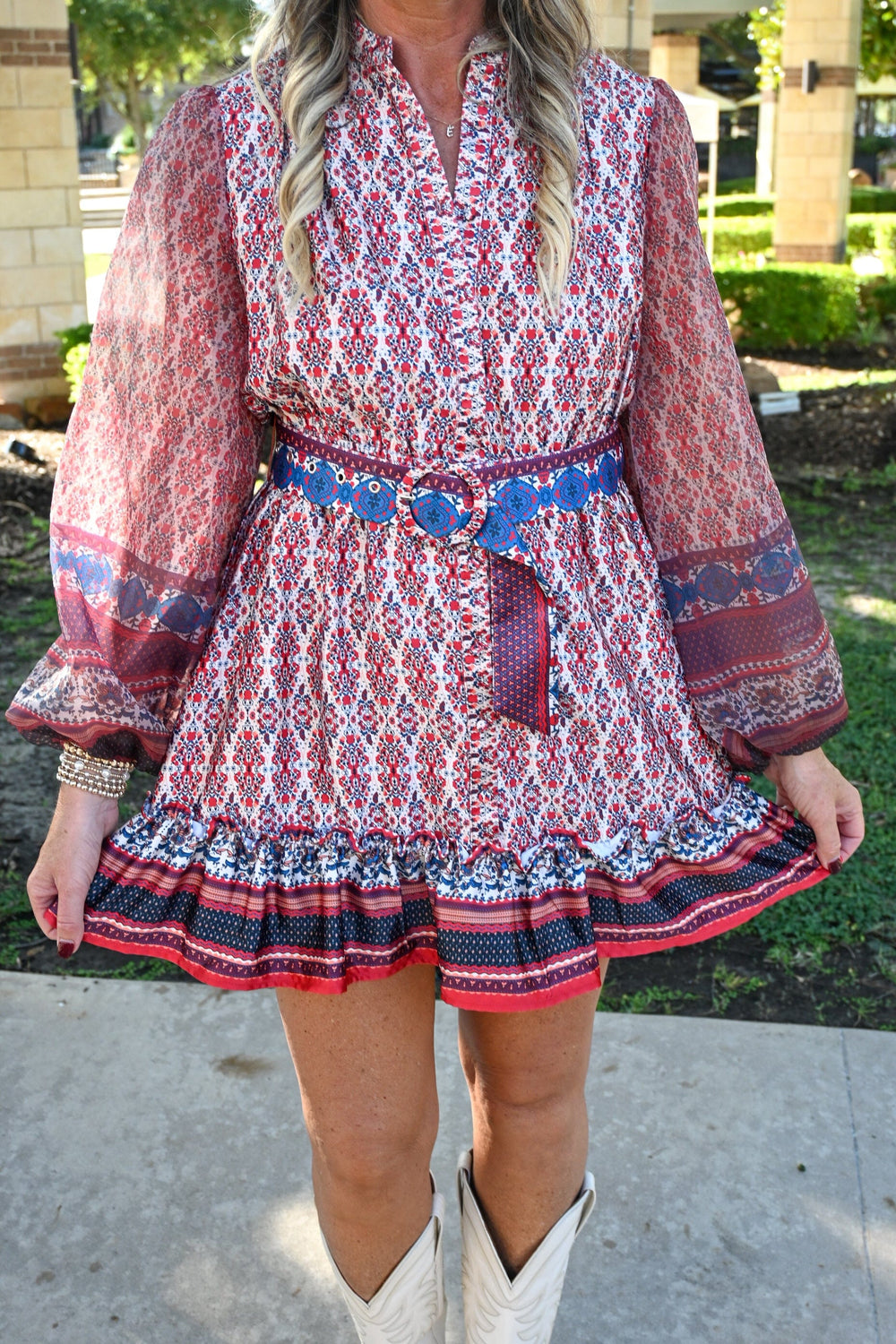 Fate Dress Vivienne Contrast Dress