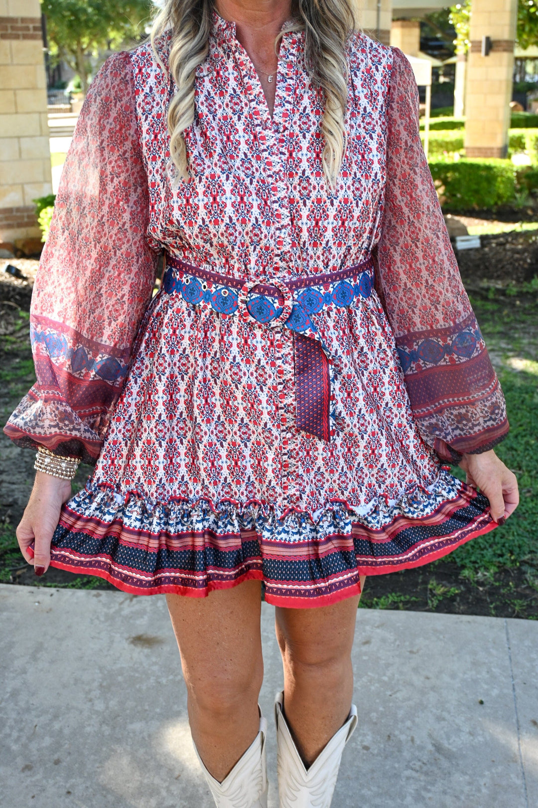 Fate Dress Vivienne Contrast Dress