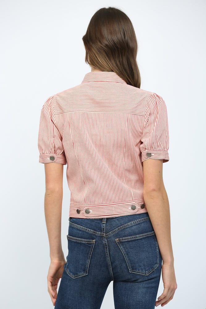 Fate Jacket Nalani Striped Crop Jacket