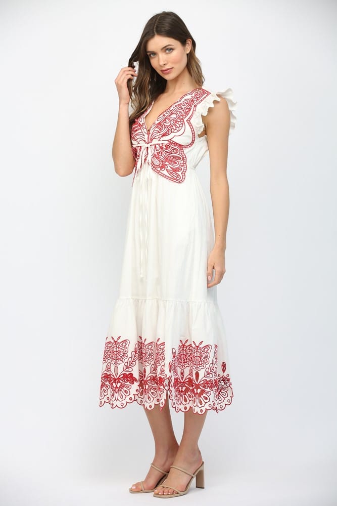 Fate Maxi Dress Priscilla Embroidery Maxi Dress