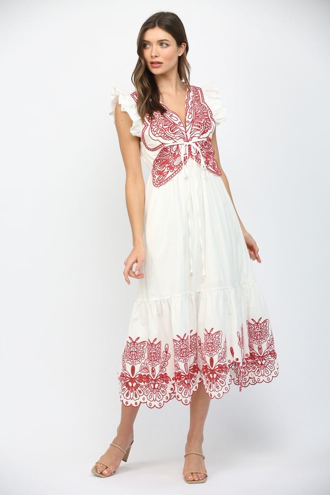 Fate Maxi Dress Priscilla Embroidery Maxi Dress