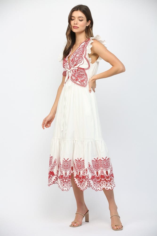 Fate Maxi Dress Priscilla Embroidery Maxi Dress