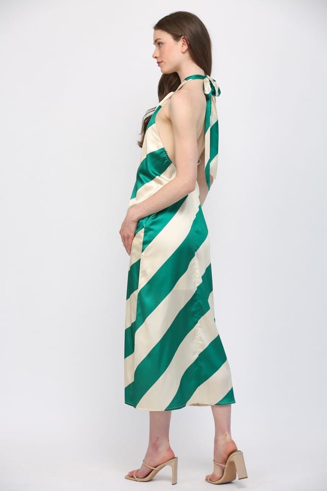 Fate Midi Dress Claudia Striped Midi Dress