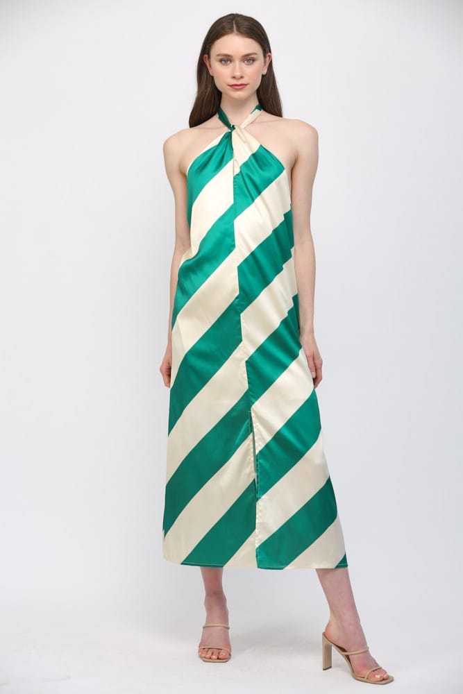 Fate Midi Dress Claudia Striped Midi Dress