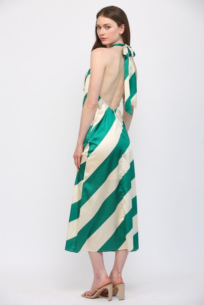 Fate Midi Dress Claudia Striped Midi Dress