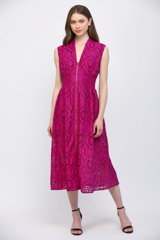 Fate Midi Dress Laila Eyelet Lace Midi Dress