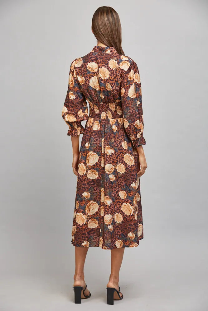 Fate Midi Dress Nina Bold Print Midi Dress