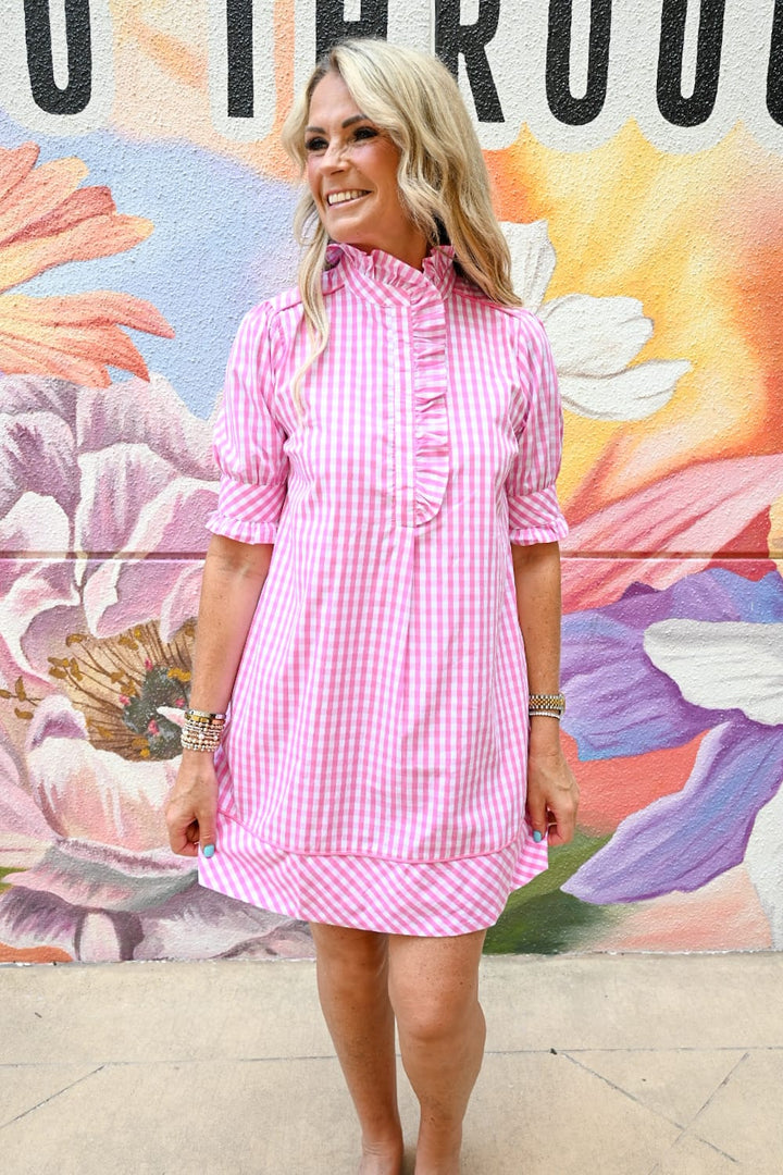 Fate Mini Dress Allie Contrast Stripe Mini Dress