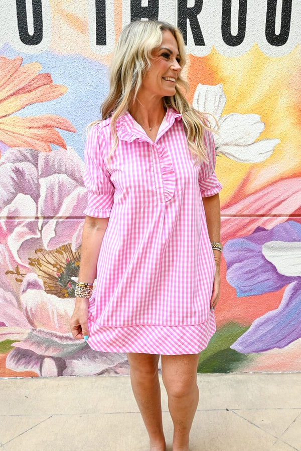 Fate Mini Dress Allie Contrast Stripe Mini Dress