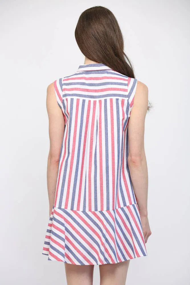 Fate Mini Dress Miller Stripe Dress
