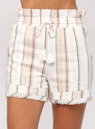 Fate Shorts Cream Multi / S Sutton Metallic Shorts