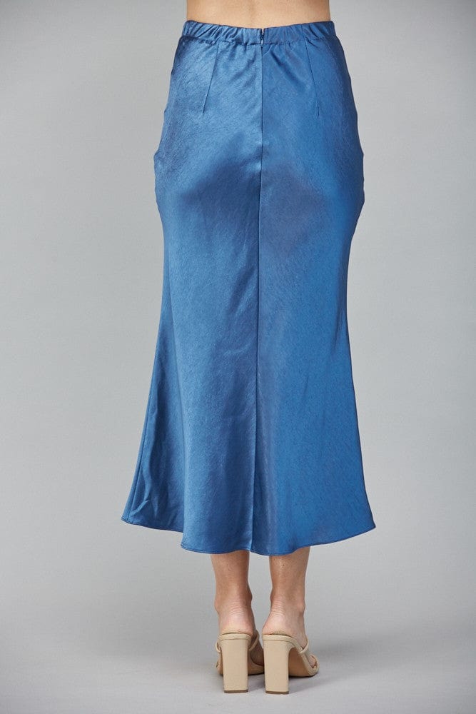 Fate Skirt Wren Satin Midi Skirt