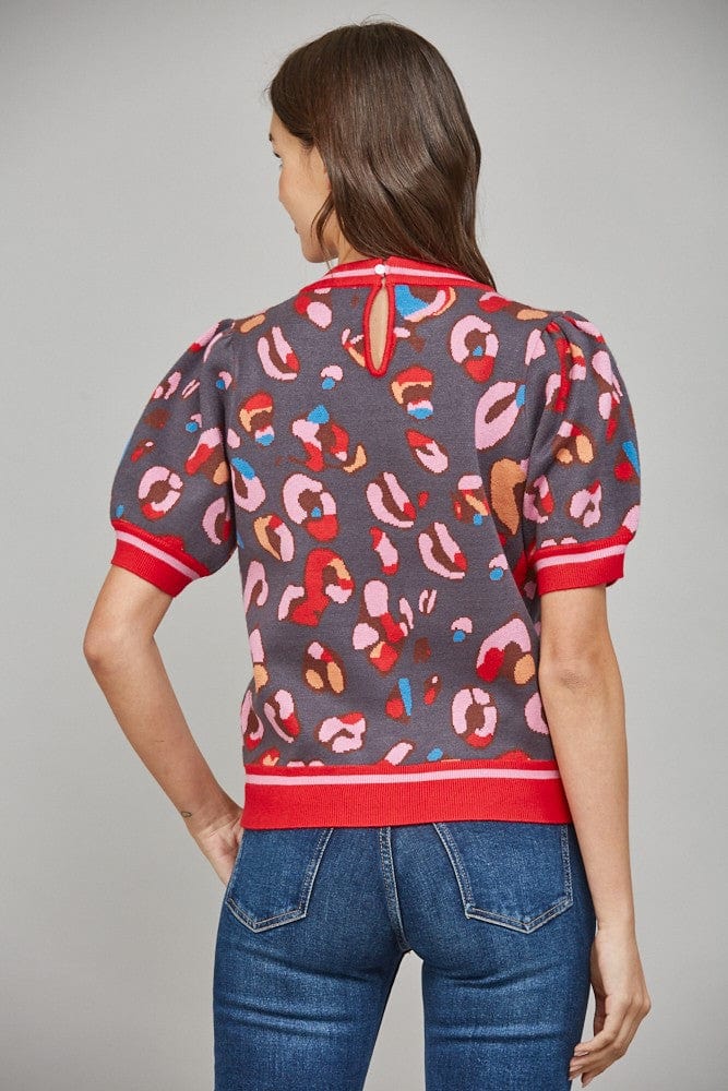 Fate Sweater Amy Leopard Print Sweater