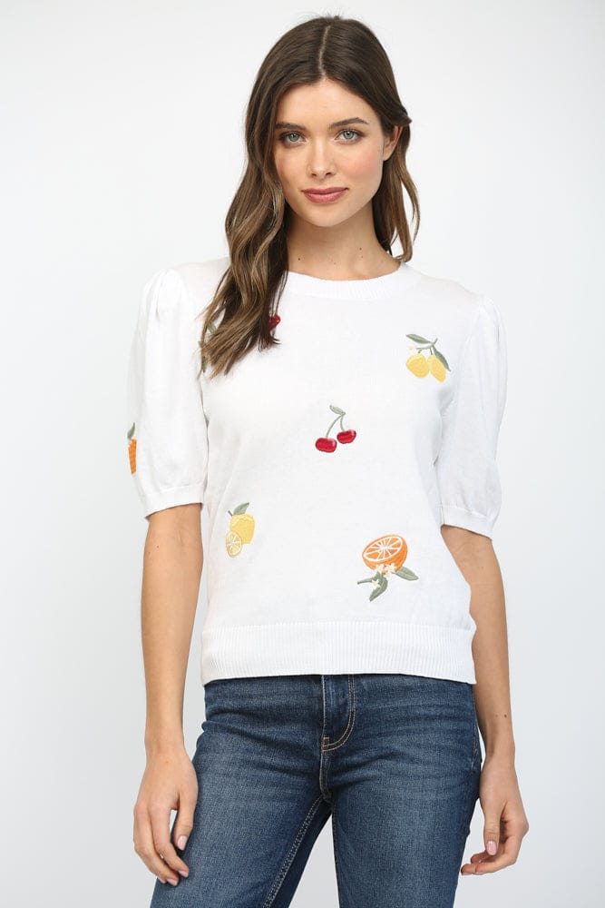 Fate Sweater Off White / S Margo Fruits Sweater Top