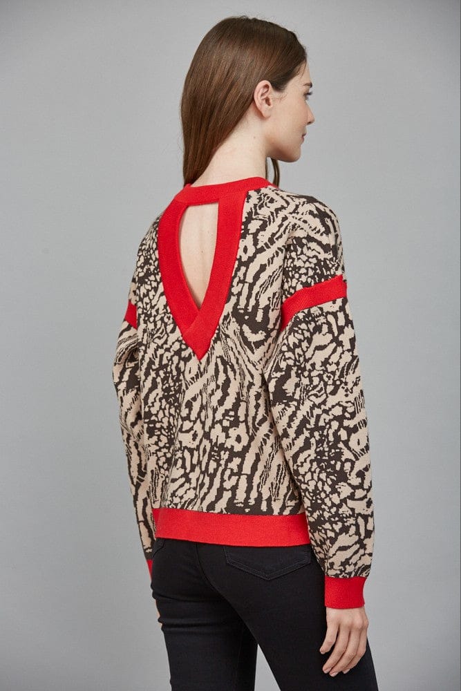 Fate Sweater Rory Open Back Sweater