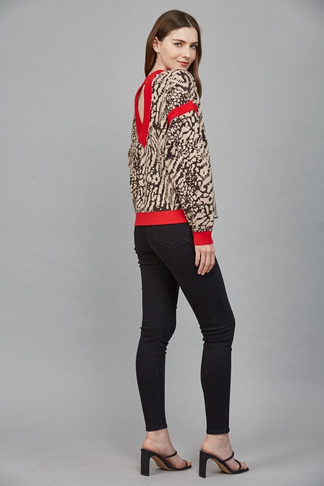 Fate Sweater Rory Open Back Sweater