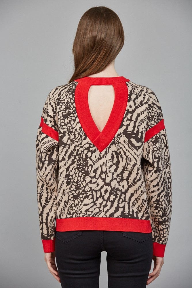 Fate Sweater Rory Open Back Sweater