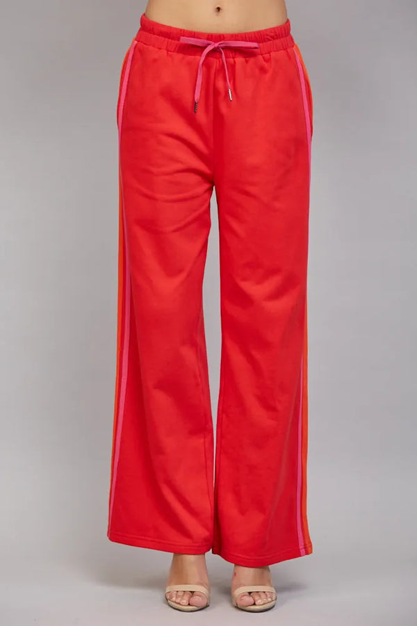 Fate Sweatpants Red / S Lorelai Wide Leg Sweatpants