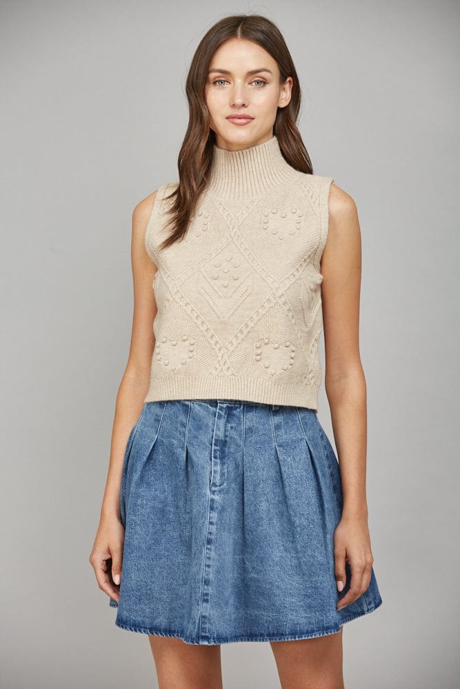 Fate Tank Taupe / S Blaire Sweater Tank