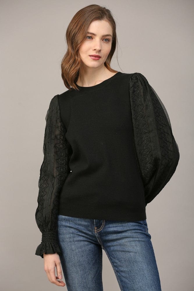 Fate Top Ainara Contrast Sweater