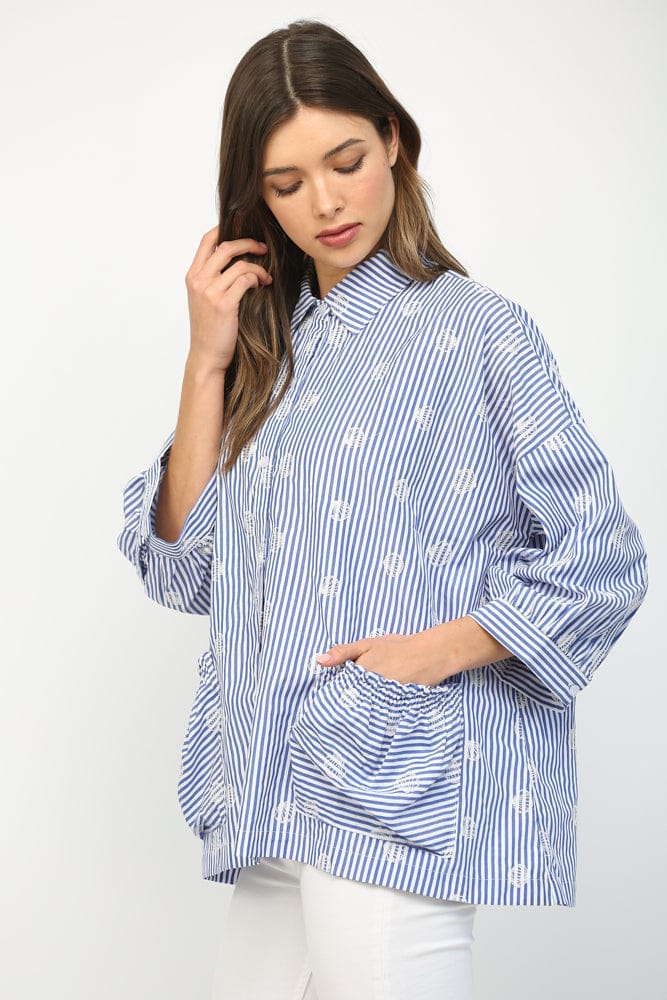 Fate Top Allie Embroidered Top