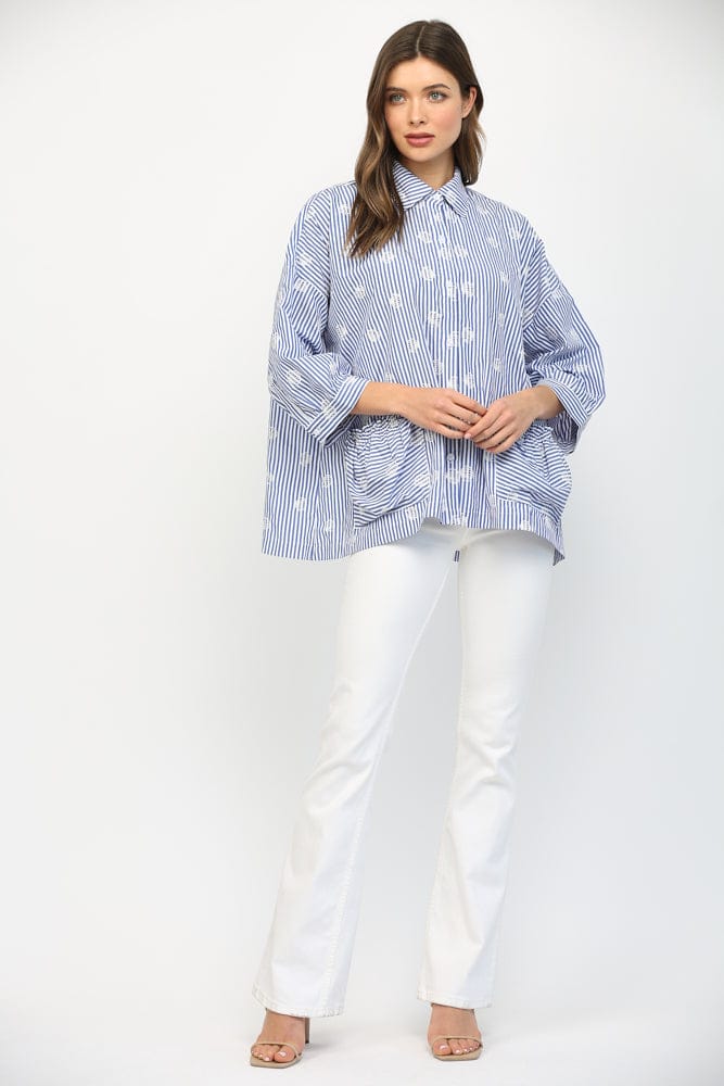 Fate Top Allie Embroidered Top