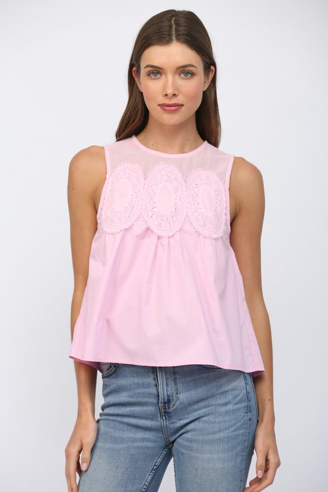 Fate Top Baby Pink / S Angel Lace Top