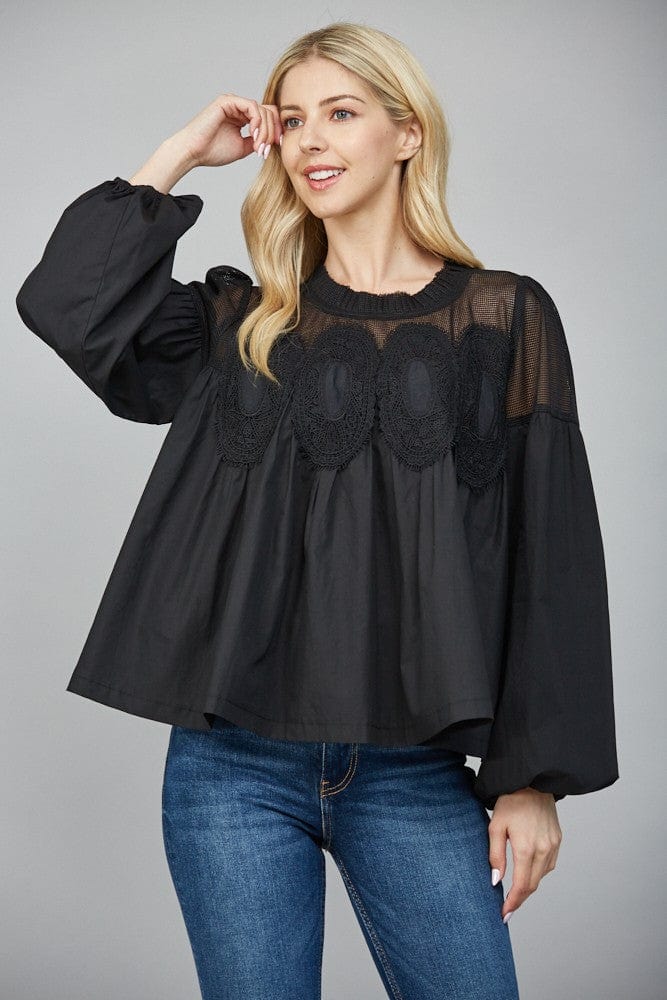 Fate Top Black / S Alora Lace Top