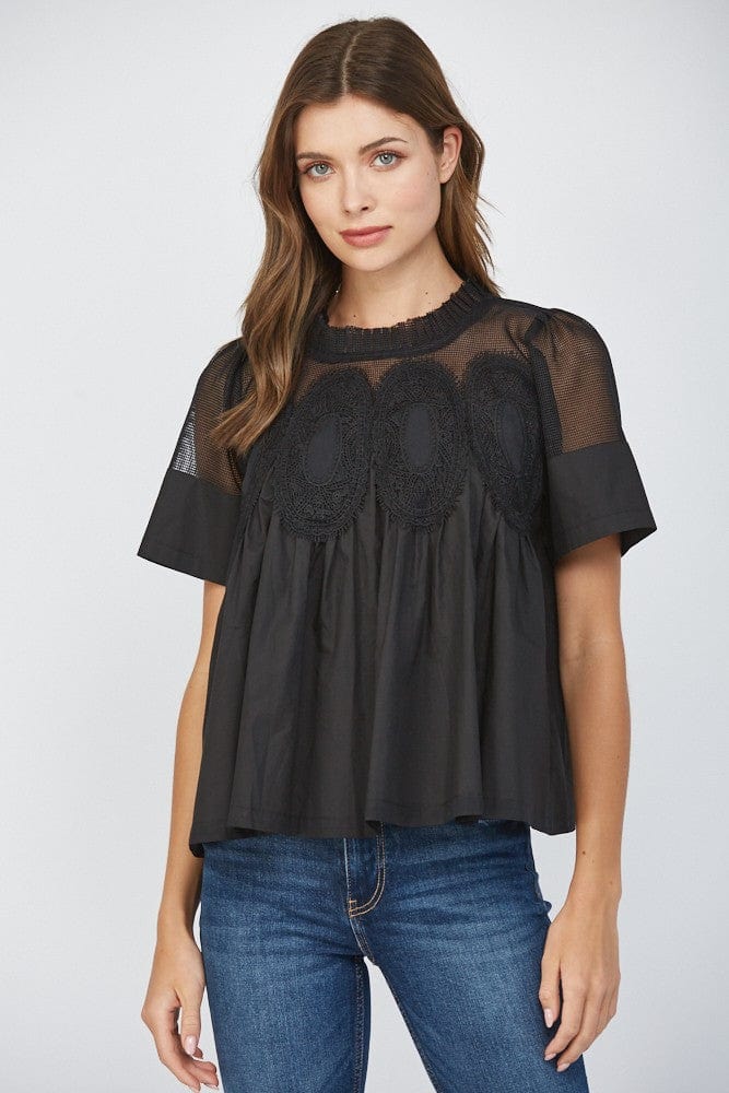 Fate Top Black / S Mila Mesh Top