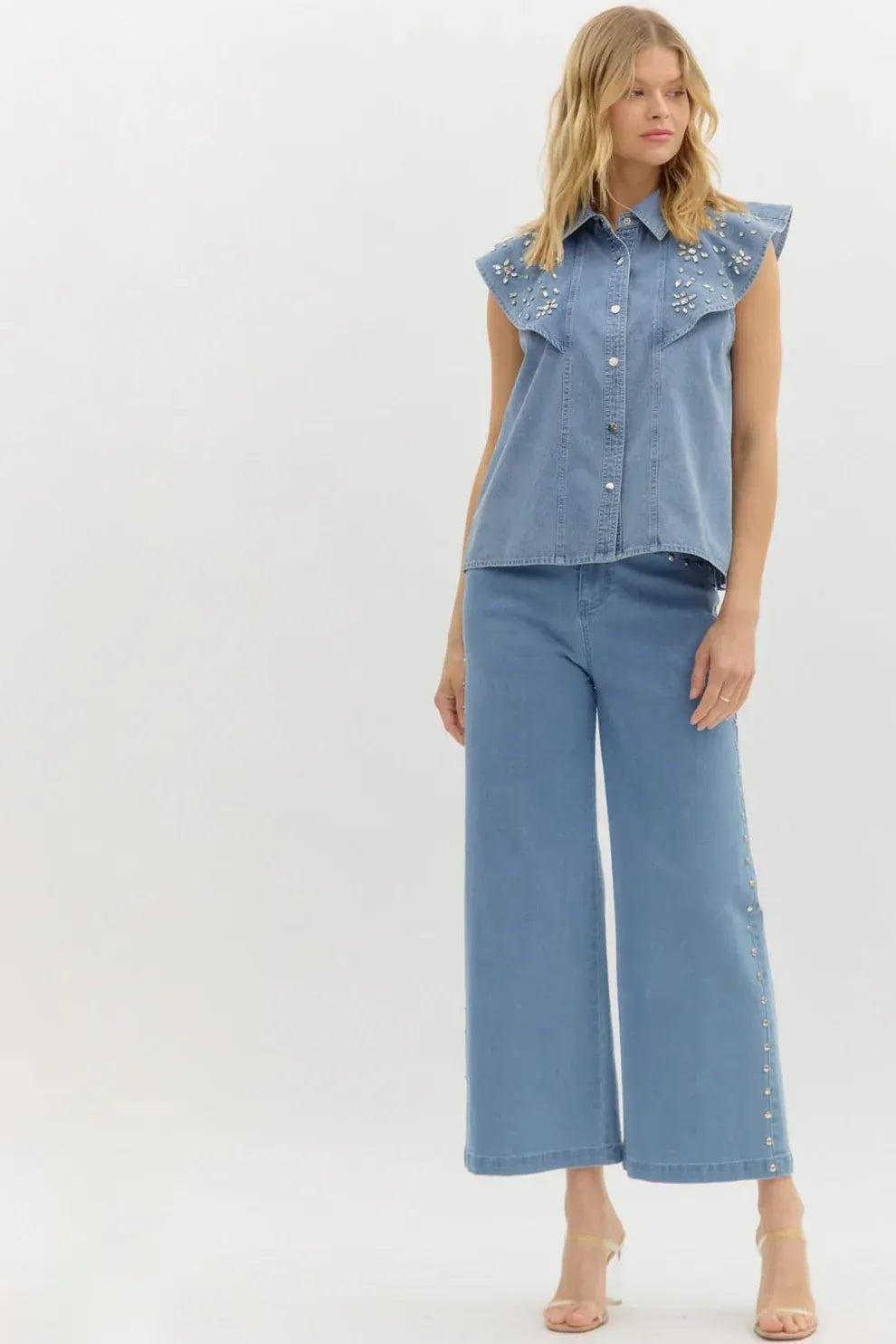 Fate Top Julia Rhinestone Top