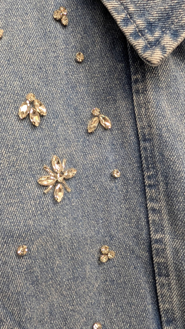 Fate Top Julia Rhinestone Top