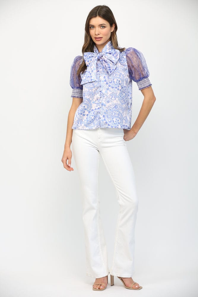 Fate Top Kate Neck Tie Top