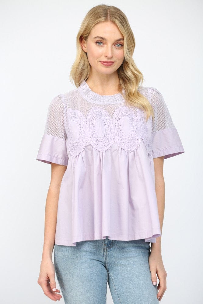 Fate Top Lavender / S Mila Mesh Top