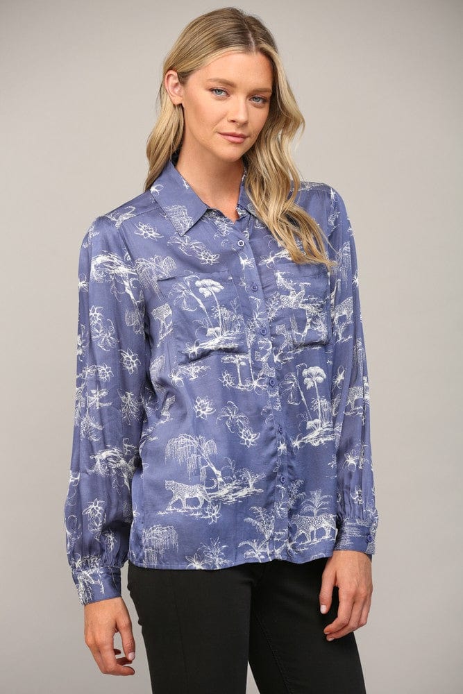 Fate Top Mya Button Down Top