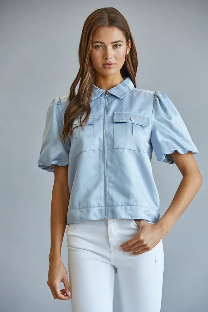 Fate Top Nadia Satin Top
